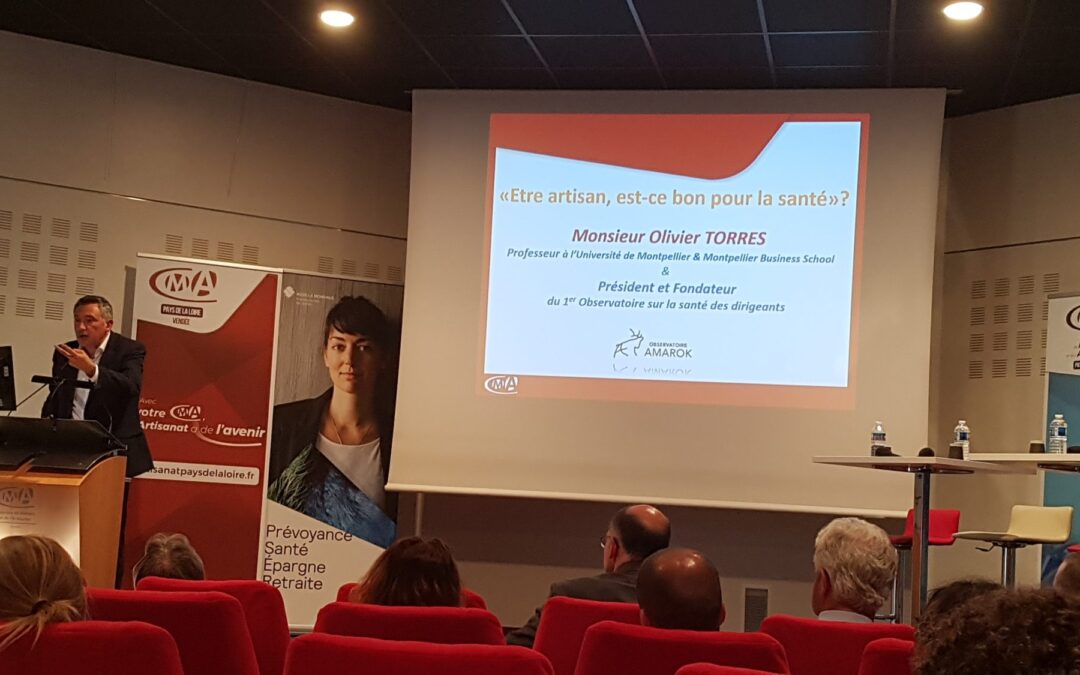 Conférence sur la santé du dirigeant de PME